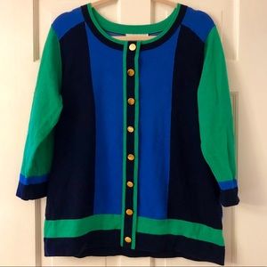 Linea by Louis Dell’Olio Colorblock Sweater/Top